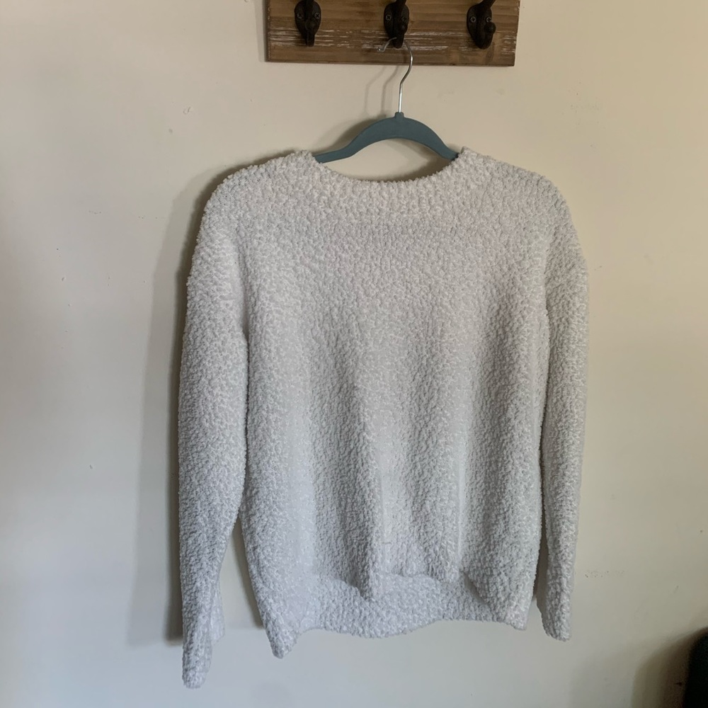 White Sanctuary Fluffy Sweater